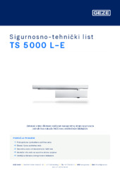 TS 5000 L-E Sigurnosno-tehnički list HR