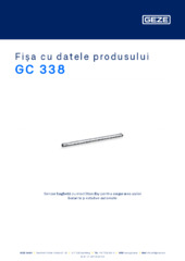 GC 338 Fișa cu datele produsului RO