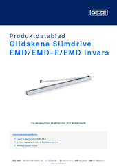Glidskena Slimdrive EMD/EMD-F/EMD Invers Produktdatablad SV