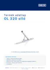 OL 320 olló Termék adatlap HU