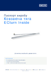 Ковзаюча тяга ECturn Inside Паспорт виробу UK