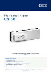 US 50 Fiche technique FR