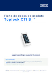 Toplock CTI B  * Ficha de dados de produto PT