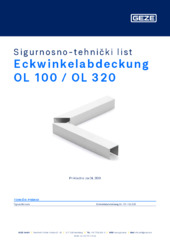 Eckwinkelabdeckung OL 100 / OL 320 Sigurnosno-tehnički list HR