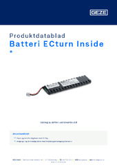 Batteri ECturn Inside  * Produktdatablad NB