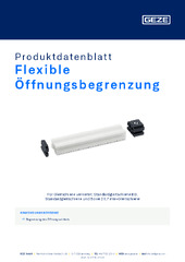 Flexible Öffnungsbegrenzung Produktdatenblatt DE