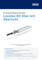 Levolan 60 Glas mit Oberlicht Produktdatenblatt DE