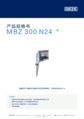 MBZ 300 N24  * 产品规格书 ZH