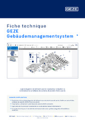 GEZE Gebäudemanagementsystem  * Fiche technique FR