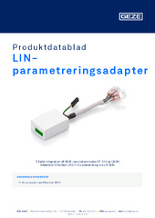 LIN-parametreringsadapter Produktdatablad DA