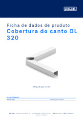 Eckwinkelabdeckung OL 100 / OL 320 Ficha de dados de produto PT