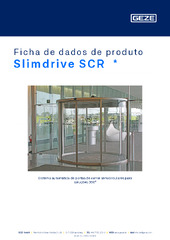Slimdrive SCR  * Ficha de dados de produto PT