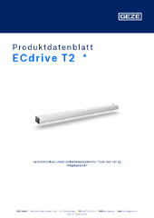 ECdrive T2  * Produktdatenblatt DE