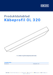 Kåbeprofil OL 320 Produktdatablad DA