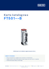 FT501--B Karta katalogowa PL