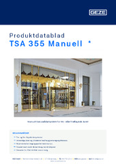 TSA 355 Manuell  * Produktdatablad NB