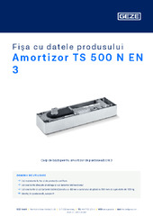 Amortizor TS 500 N EN3 Fișa cu datele produsului RO