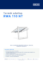 RWA 110 NT Termék adatlap HU