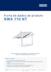 RWA 110 NT Ficha de dados de produto PT