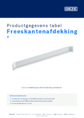 Freeskantenafdekking  * Productgegevens tabel NL