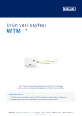 WTM  * Ürün veri sayfası TR