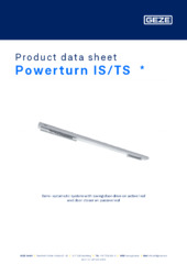 Powerturn IS/TS  * Product data sheet EN