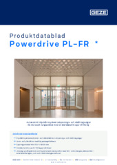 Powerdrive PL-FR  * Produktdatablad SV