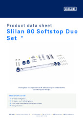 Slilan 80 Softstop Duo Set  * Product data sheet EN