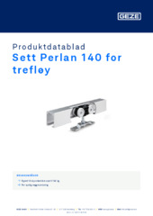 Sett Perlan 140 for trefløy Produktdatablad NB