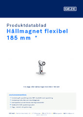 Hållmagnet flexibel 185 mm  * Produktdatablad SV