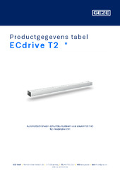 ECdrive T2  * Productgegevens tabel NL
