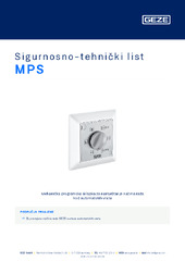 MPS Sigurnosno-tehnički list HR