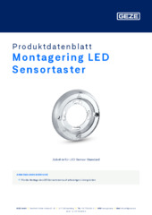 Montagering LED Sensortaster Produktdatenblatt DE