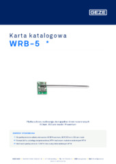 WRB-5  * Karta katalogowa PL