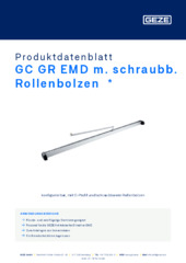 GC GR EMD m. schraubb. Rollenbolzen Produktdatenblatt DE
