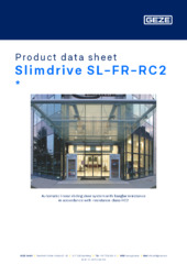 Slimdrive SL-FR-RC2  * Product data sheet EN