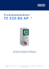 TZ 320 BS AP  * Produktdatenblatt DE
