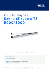 Szyna ślizgowa TS 5000/3000 Karta katalogowa PL