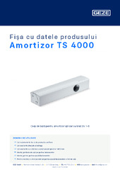 Amortizor TS 4000 Fișa cu datele produsului RO