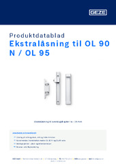 Ekstralåsning til OL 90 N / OL 95 Produktdatablad DA