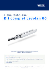 Kit complet Levolan 60 Fiche technique FR
