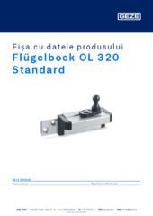 Flügelbock OL 320 Standard Fișa cu datele produsului RO