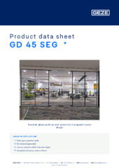 GD 45 SEG  * Product data sheet EN