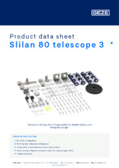 Slilan 80 telescope 3  * Product data sheet EN