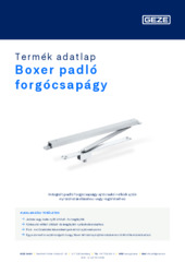 Boxer padló forgócsapágy Termék adatlap HU