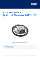Nätdel Perlan AUT-NT  * Produktdatablad SV