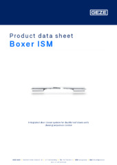 Boxer ISM Product data sheet EN
