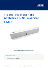 Afdekkap Slimdrive EMD Productgegevens tabel NL