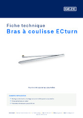 Bras à coulisse ECturn Fiche technique FR