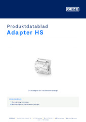 Adapter HS Produktdatablad NB